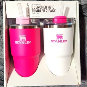 Stanley 2pk 20oz Stainless Steel H2.0 Flowstate Quencher Tumblers Limited Time